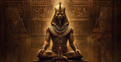 Stunning 4K Osiris wallpaper - a vivid exploration of ancient Egyptian mythology and the divine power of renewal