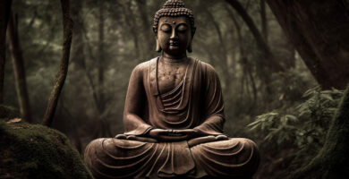 Remarkable and free 4K Buddha wallpaper - a vibrant display of serenity and spiritual enlightenment for your personal sanctuary