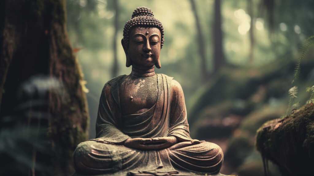 Free and stunning 4K Buddha wallpaper - immerse yourself in the serene essence of divine wisdom and inner peace