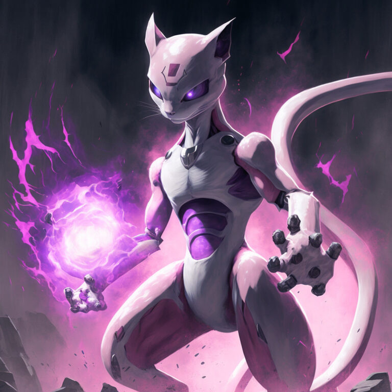 Mewtwo 4K Wallpaper - The Legendary Psychic Pokémon